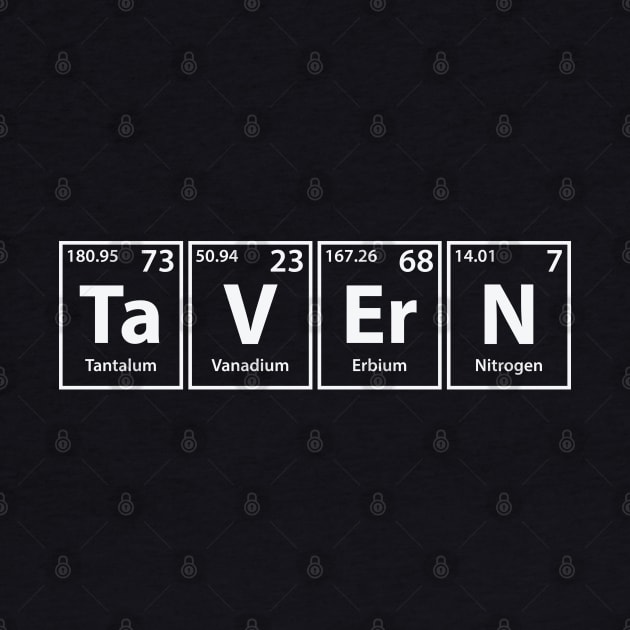 Tavern (Ta-V-Er-N) Periodic Elements Spelling by cerebrands